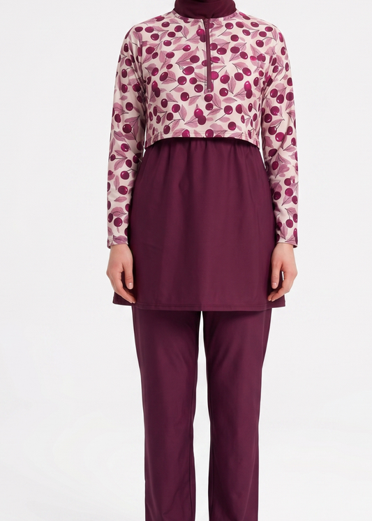 BURKINI CERISE